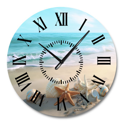 Horloge murale Coastal Seashore