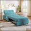 Canapé-lit 4 en 1, fauteuil-lit, repose-pieds pliant multifonctionnel avec pochette de rangement et port USB pour petit appartement, salon, chambre à coucher, couloir-1241292213