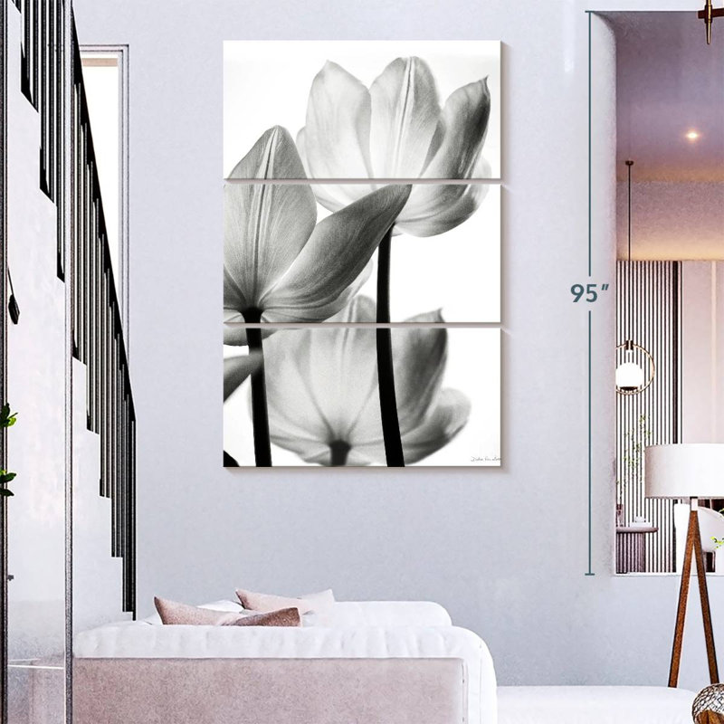 Harnek Translucent Tulips I, 57" H x 36" W