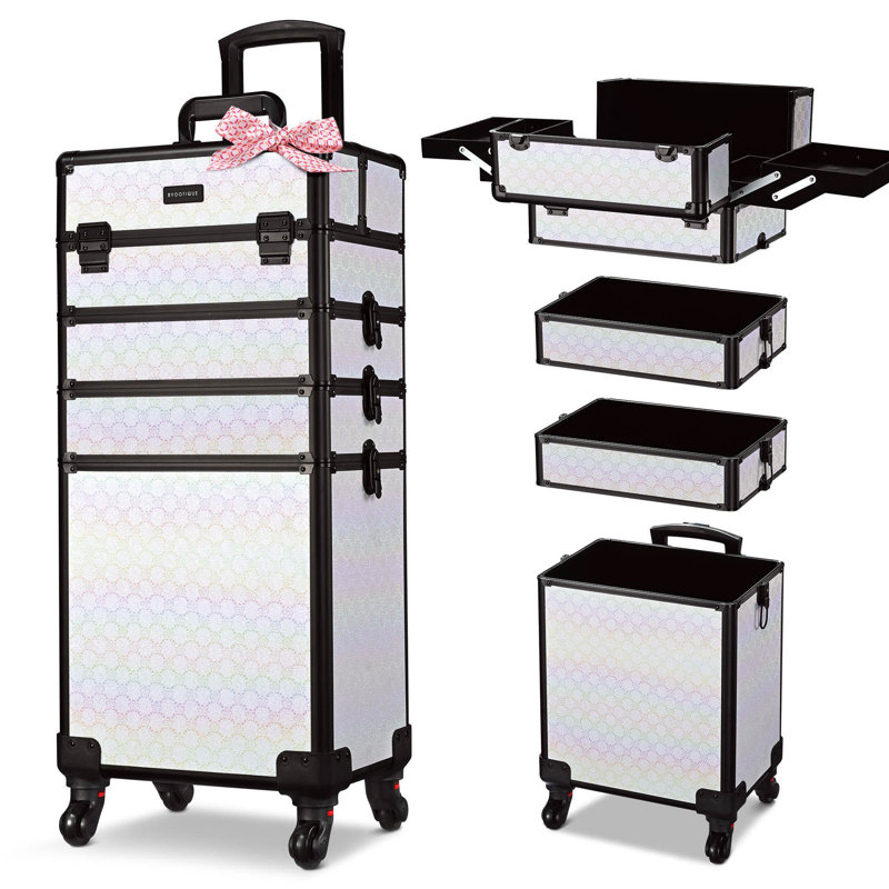 Organisateur de maquillage 4-en-1 Corrigan Studio®, Blanc