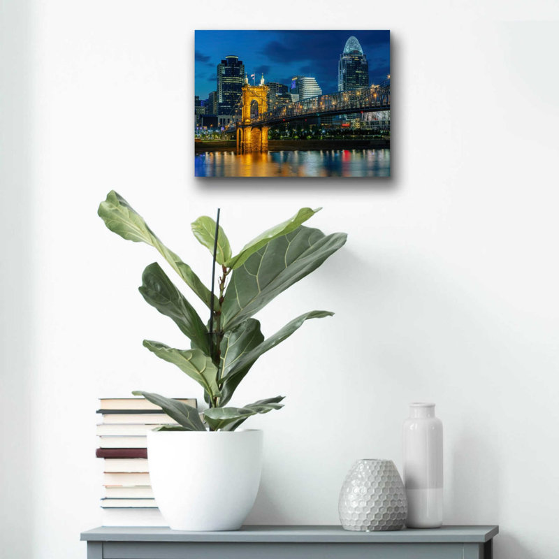 'Cincinnati' by Epic Portfolio, Acrylic Glass Wall Art, 12" H x 16" W x 0.13" D