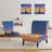 Brechta Vibrant Curve Design II - Velvet Upholstered Modern Slipper Chair-71876155