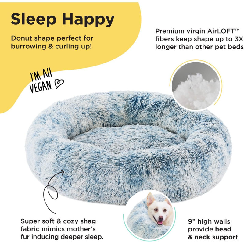 Lit pour chien The Original Calming Doghnut, En jean