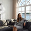 Canapé modulaire en chenille de 144 po de large et 144 places en U-503312862