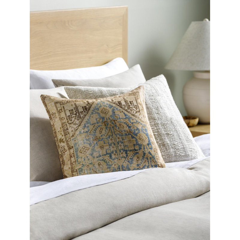 Emily Jean Accent Throw Pillow Cover, Polyester, 20"H x 20"W