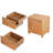 3-Piece Bedroom set with a Bed and 2 Nightstands-88712149-83548159