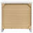 Dulcey White High Gloss 2-Drawer Nightstand