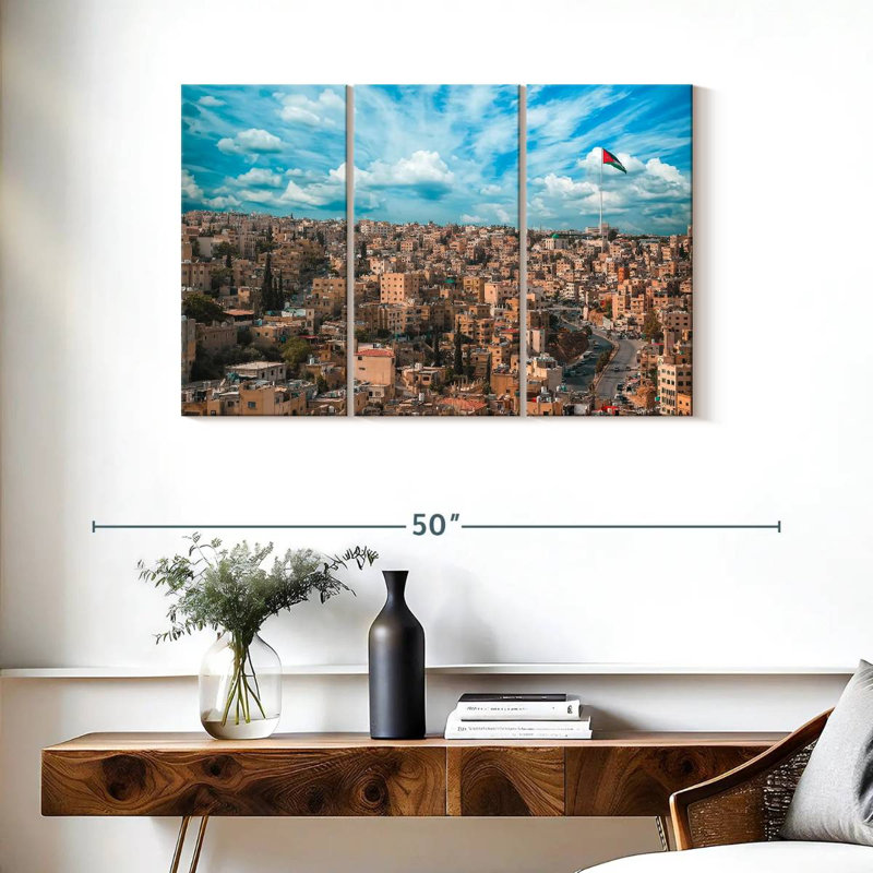 Rorry Amman Jordan Skyline, 24" H x 38" W