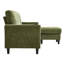 Upholstered L-Shaped 3-Seater Sectional Sofa with Footstool-683723509