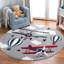 Tapis gris clair / rouge Haveman-1386723531