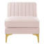 Chaise sans accoudoirs en velours Triumph Channel-1867309684
