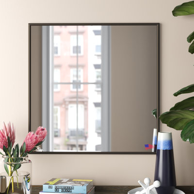Cannella Metal Flat Wall Mirror