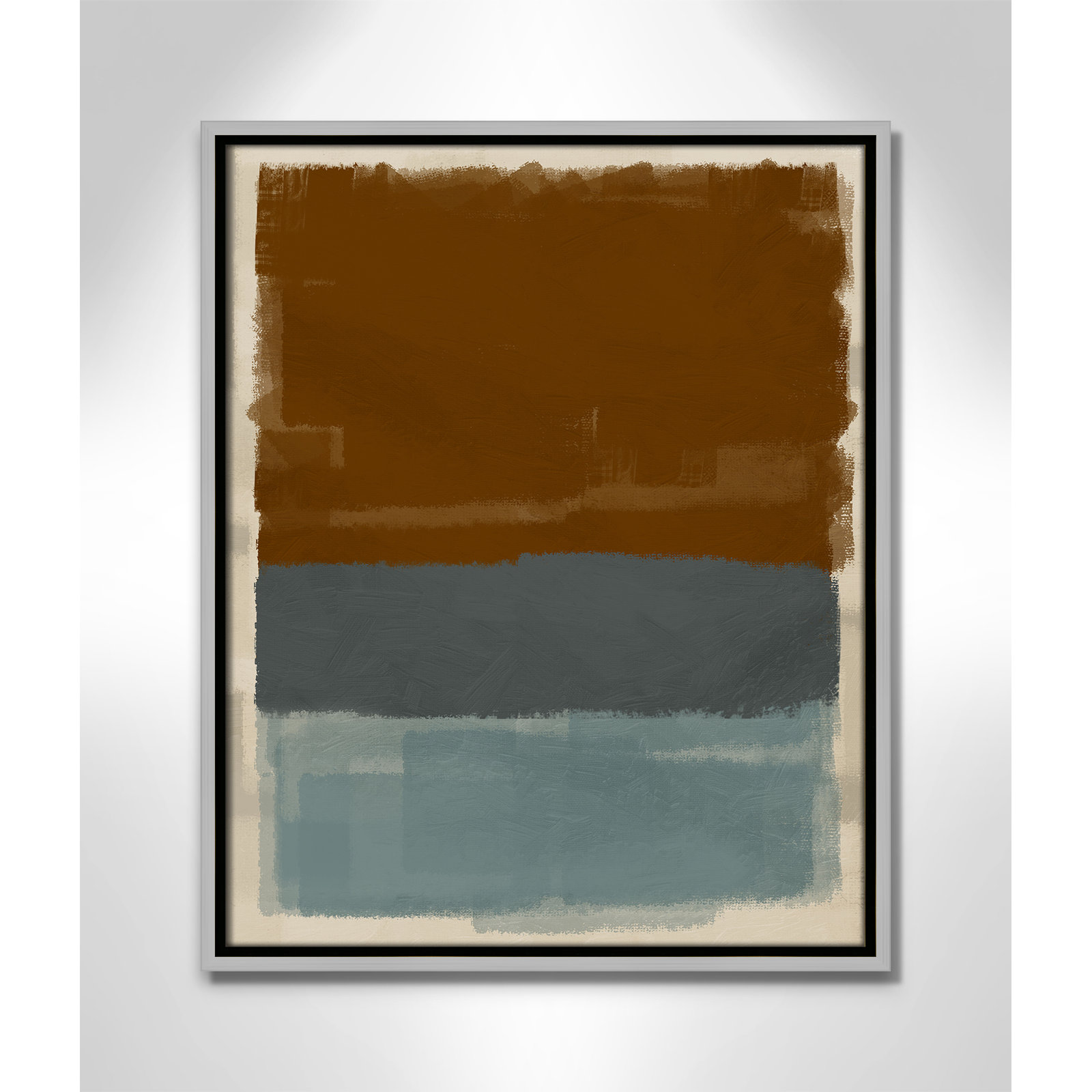 Turbulent Honesty Print by Marcus Prime, Silver Floater, 17.5'' W x 21.5'' H