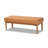 Faux Leather Upholstered Bench