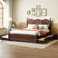 Grand lit plateforme avec 2 grands tiroirs et lit gigogne simple-1597340708