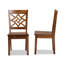 Chaise d'appoint en bois massif Annorah-749472367