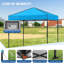 Tente de pavillon escamotable 6 x 4 pi, abris de jardin faciles à installer-123610363