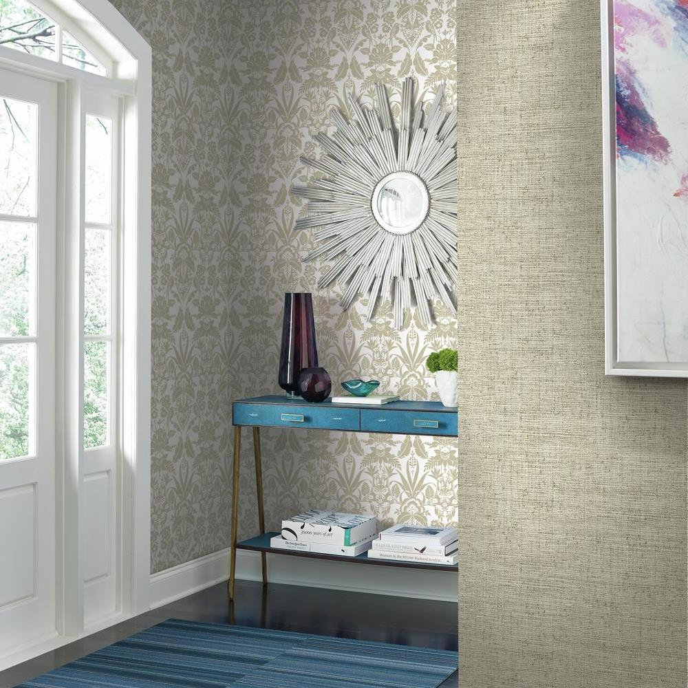 Benni Modern Abstract Wallpaper, Beige