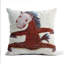 Housse de coussin carré en velours Pony Lisi-131207424