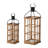 Wood and Metal Tabletop Lantern-702823660-703904104