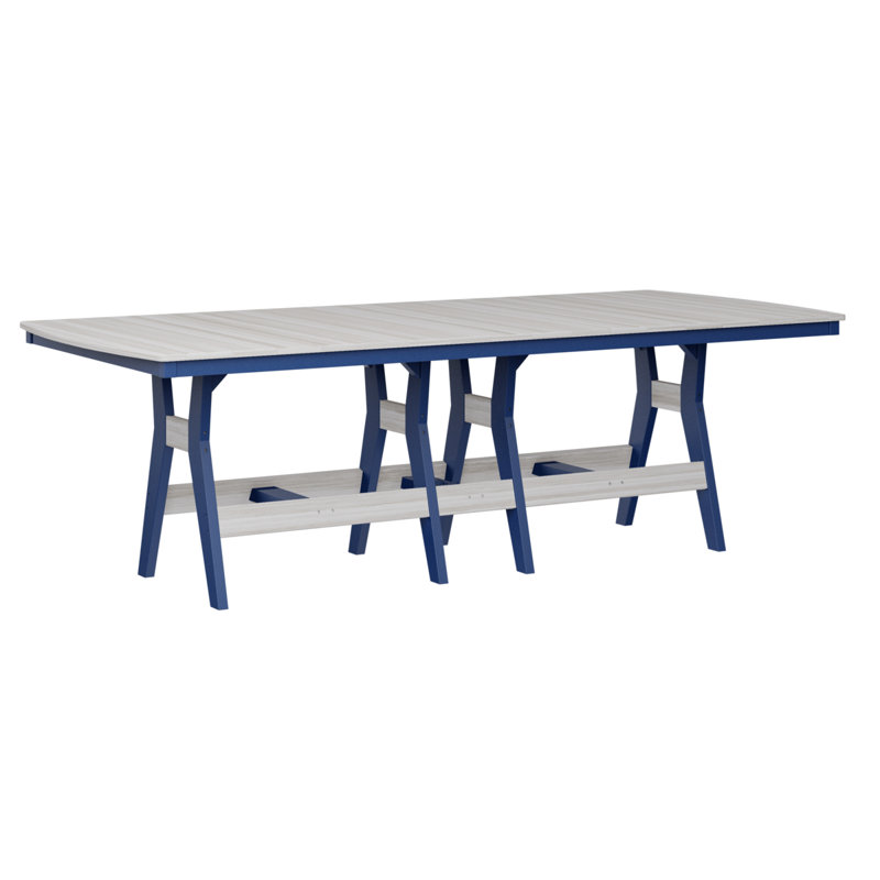 Harbor Outdoor Bar Table, Pacific Blue, Seashell