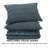Ruched Crystal Velvet Comforter Set - Luxury Plush Bedding with 2 Shams-109125482-109125479