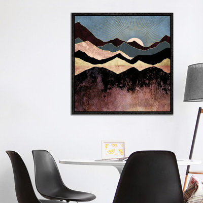 Crimson Peaks - Print on Canvas