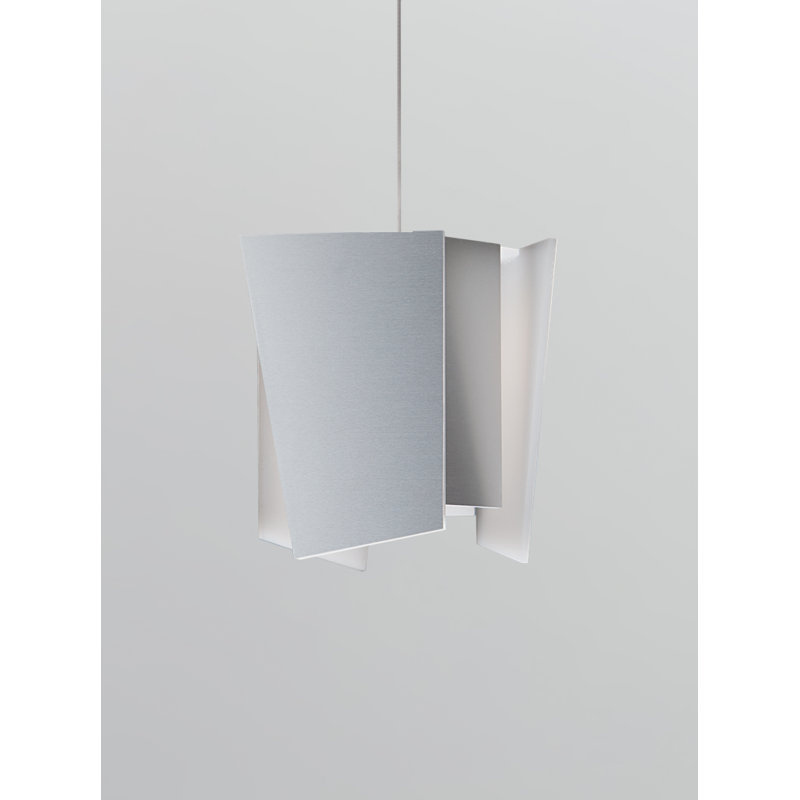 Levis 1 - Light LED Pendant, Beech Wood Veneer, 3500K (Cool), Low Profile