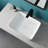 Davivy 19" Rectangular Ceramic Bathroom Vessel Sink Counter Top Sink White