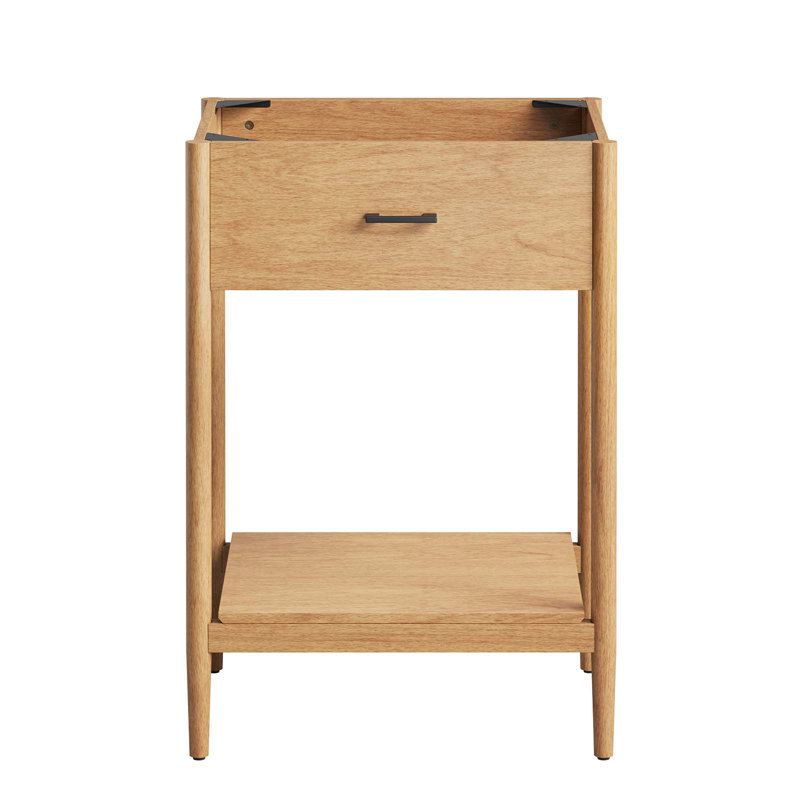 Base de meuble-lavabo simple 23,5 po Modway Zaire, Naturel
