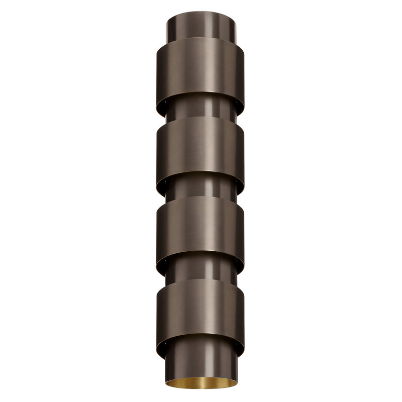 Ring 4 - Light Flush Mounted Sconce, Bronze