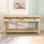 Console avec 3 tiroirs et pieds en sapin massif-2041578801