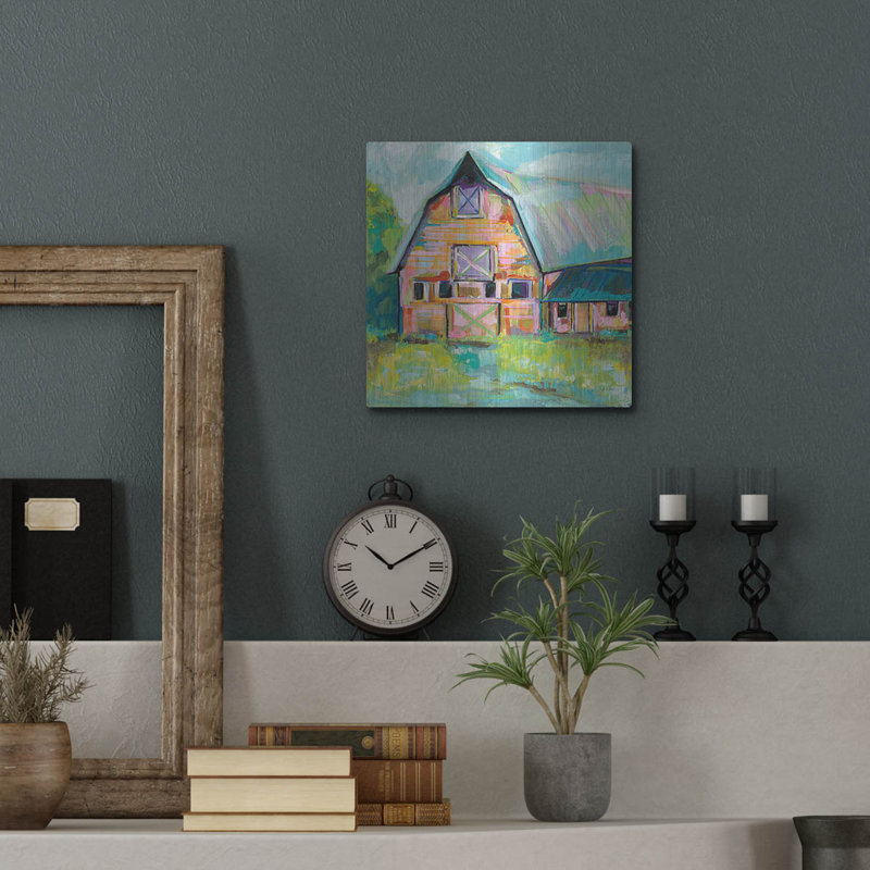 «Going To The Country II» par Jeanette Vertentes, H 12 po x l 12 po