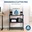 Poste de travail pour imprimante 3D, grand support d'imprimante à 3 niveaux avec prise de courant intégrée, support de bobine de filament supérieur pour l'impression 3D et le rangement des imprimantes de bureau-677733541