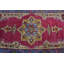 Tapis turc anatolien chic et chic rétro idéal pour la salle à manger et le décor bohème