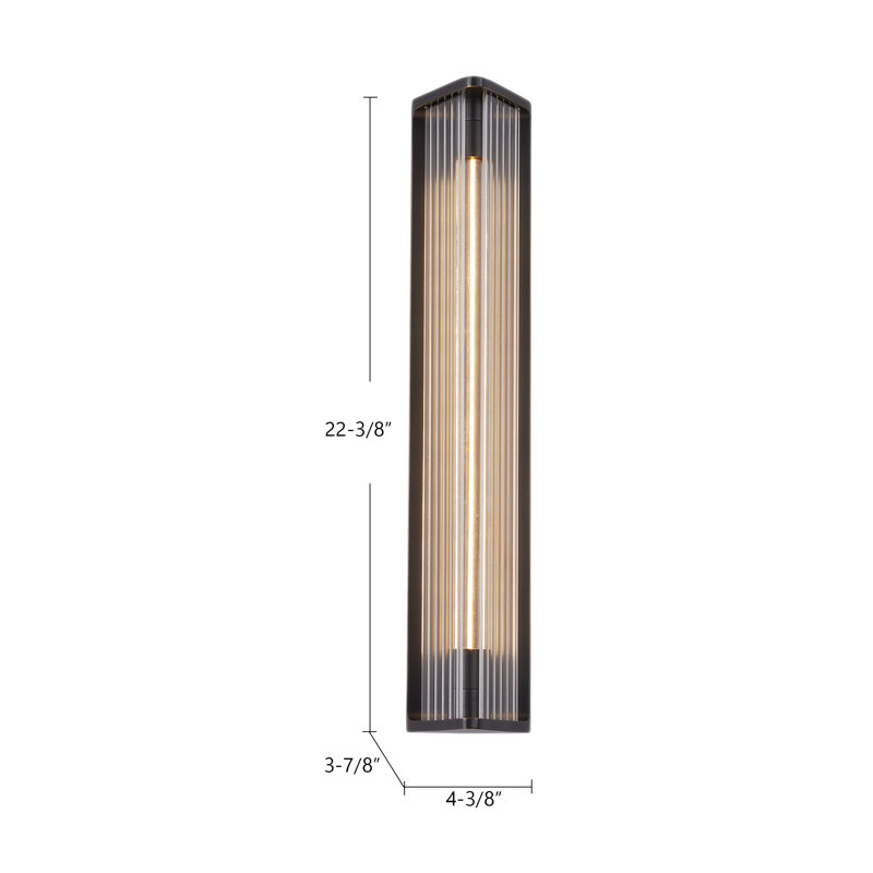 Sabre 1 - Light LED Bath Bar, Urban Bronze
