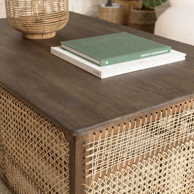 ISA Solid Wood Four Leg Coffee Table
