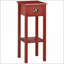 Table basse à 2 niveaux en panneau de fibres à densité moyenne rouge avec rangement pour le salon / la chambre à coucher Stable-153349445