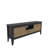 Stylish TV Stand, Black & Oud Oak, 59.1 x 13.8 x 20.5 inches | 100% Melamine Coated Particle Board, Thickness: 0.7 inches | Durable, Modern Design, Perfect for Living Rooms & Entertainment Spaces, Sleek Storage Solution