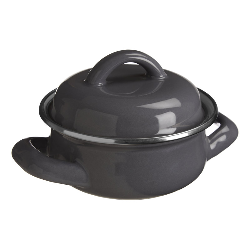 Brambly Cottage Danielburnham 0.4L Aluminum Round Casserole, Grey