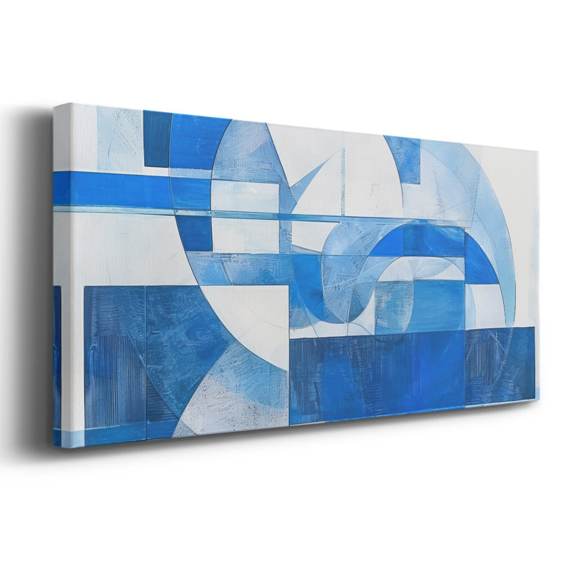 Abstract Series 1 #LXXIX-Wide Gallery Wrapped Canvas, 12" H x 30" W