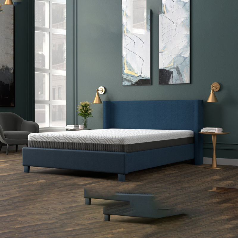 Matelas ferme de 8 pouces avec housse de refroidissement Omne Fria (double / grand), Grand lit