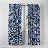 Polyester Semi Sheer Curtain Pair