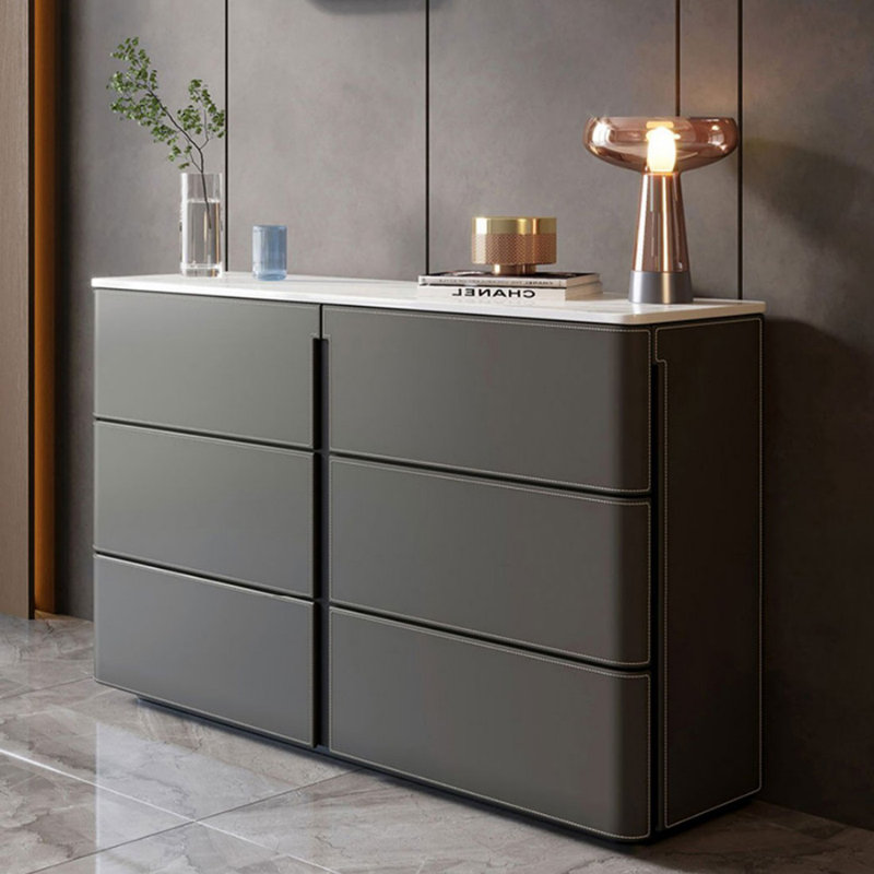 Buffet de table Modern, Noir, 55.12