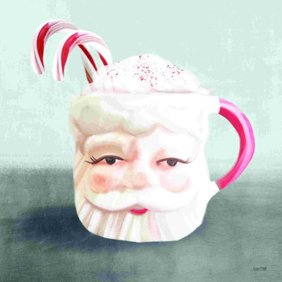 Tasse de père Noël rétro