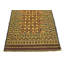 Tapis de la zone en laine brun/doré/rouge 4 pi 2 po x 6 pi "one-of-kind" -the main noué la Warminster