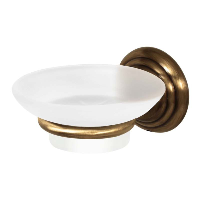 Gaen Soap Dish, Antique English Matte