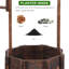 Pot de fleurs baril en bois Friddle
