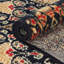 Tapis d'intérieur 100% polypropylène à motif floral abstrait Albata-183615297