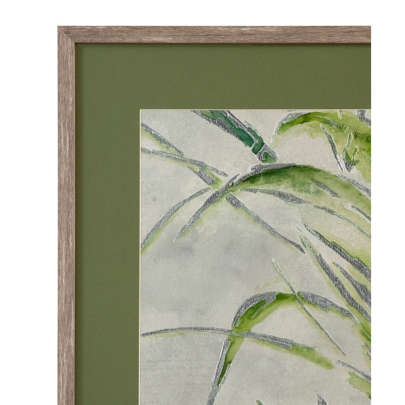 Green Palm II Framed Print